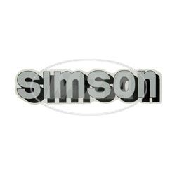 Klebefolie Simson-Tank, silber/schwarz
