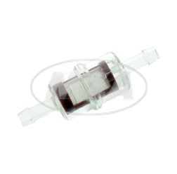 Benzinfilter klein - Kunststoff / Sieb rot  - ø 6 mm Anschluss