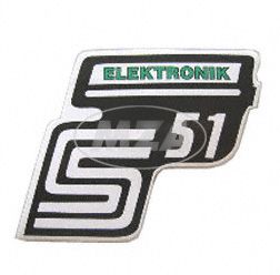 Klebefolie Seitendeckel -Elektronik- grün, S51