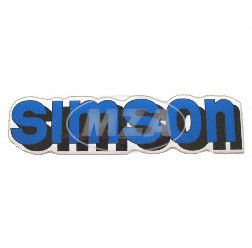 Klebefolie Simson-Tank, blau
