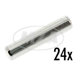 Lagernadel, SATZ mit 24 Stück - 2,5x11,8 - Abtriebs- und Antriebswelle -   ETZ250, ETZ251, ETZ301, TS250/1