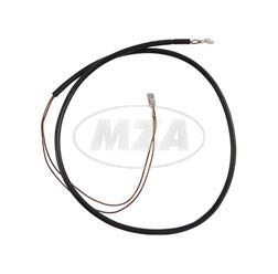 Bremslichtschalterkabelbaum f. Schalter MZA-Nr. 10031- Gesamtlänge 1010mm - Simson S50-, S51-, S53-Typen mit flachen Lenker/ mit Anschluß Flachsteckhülse 2,8 + 6,3mm
