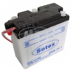 SOTEX-Batterie - 6N4B2A-3 - 6V 4,0 Ah - z.B. für KR51 Schwalbe