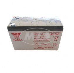 Batterie 12V 7Ah (NP7-12L) Blei-Säure-Akku, verschlossen, wartungsfrei - B 15 x H 9,5 x T 6,5cm