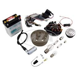 Umrüstsatz Zündanlage VAPE (M-G) für KR51/1, KR51/2 auf 12V 35/35W - mit Zubehör