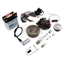 Umrüstsatz Zündanlage VAPE (M-G-V) für KR51/1, KR51/2 auf 12V 35/35W - mit Zubehör