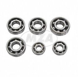 SET Kugellager SKF - für Motor EM125, 125.1, 125.2, ETZ125, ETZ150 - 6-teilig
