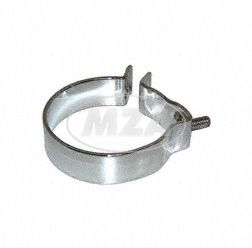 Schelle zum Auspufftopf  - mit Halterung - ø 80mm - RT125, ES125, ETS, TS - auch für MZA 18066, 18067