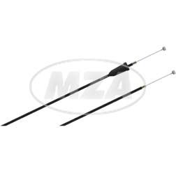 Bowdenzug Handbremse, schwarz, Flachlenker - A1105x937x150,5 - TS125, TS150, TS250/1