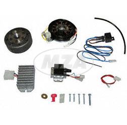 Alternator kit complete 6V 100W TS 250 (4 gear) and TS 250/1 (5 gear)