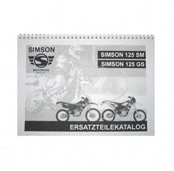 Ersatzteilkatalog Simson-Motorrad 125 SM/ GS - Endruo-/ Geländeversion