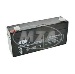 AGM-Batterie - Vlies - wartungsfrei - 6V 3,2 Ah