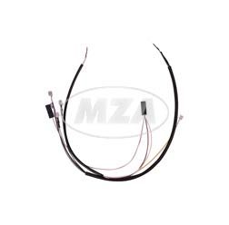 Kabelbaum für Schalterkombination - 6 + 12 Volt - ohne Lichthupe -  SR50, SR80