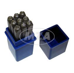 SET Schlagzahlen - Ziffernhöhe: 3,0mm - Schriftcharakter nach DIN1451