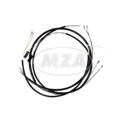 Kabelbaum für Schalterkombination - 6 Volt - mit Lichthupe - flacher Lenker - S51, S70