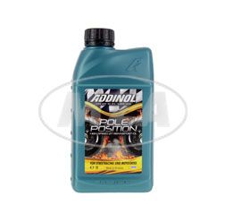 ADDINOL Rennöl - Pole Position High Speed 2T - vollsynthetisch - DAS Zweitaktöl - für alle Zweitakt-Motoren, Flammpunkt >270°C - 1 L Dose