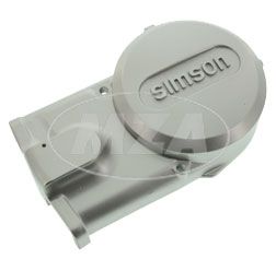 Lichtmaschinendeckel -  silbermetallic lackiert - mit ""SIMSON"" Schriftzug