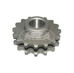 Kettenrad auf Kurbelwelle, TS125, TS150 - für Duplexkette, 2x 16Z