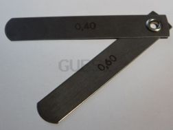 Jauge d'écartement SET 0,4mm et 0,6 mm pour trousse à outils ETZ 125,150,250,251/301 TS 250,250/1