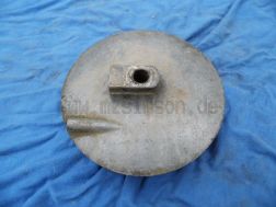 Brake anchor plate complete front, ES, ETS 250, TS 125,150,250. Second hand