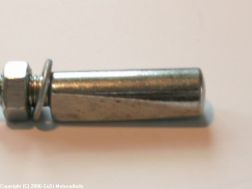 Pedal bolt ETZ250, 251, 301, TS250, 250/1, ES175/2, 250/2, ETS250