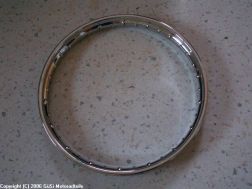 Wheel rim 1,60 x 19 (front Wheeel) Simson S53OR,S83OR