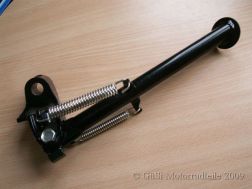 Seitenständer mit Lagerbock und 2 Federn - klappt selbstständig hoch - für ETZ mit 16 Zoll-Hinterrad