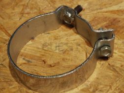 Schelle zum Auspufftopf  - mit Halterung - ø 80mm - RT125, ES125, ETS, TS - auch f. Best.Nr. 18066, 18067