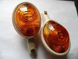 Lenkerblinker alte Form für MZ und Simson SET MIT PRÜFZEICHEN !