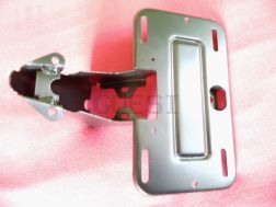 Number plate holder ETZ 125/150 for round turn signals (10 mm receptacle)