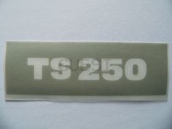 Painting template for seat (tool compartment) cover; TS 250