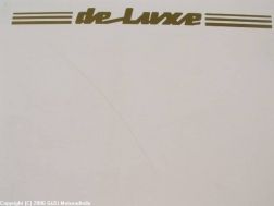 "De luxe" Schriftzug für Seiten ES 250/2 Paar  