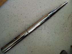 Exhaust one-piece, straight shape, L=1150mm, D=40mm, 1st quality, chrome-plated TS 250,250/1