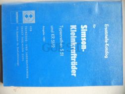 Ersatzteile-Katalog f. Simson S51 und KR 51/2 ORIGINAL