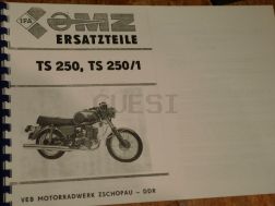 Ersatzteil-Katalog TS 250 und 250/1 