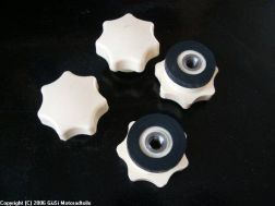 Star knob nut for fairing beige f. ES,ETS 250,TS 250