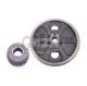 Set drive wheel to gearbox and drive wheel with inner driver - suitable for MZ TS250/1, ETZ250, ETZ251, ETZ301