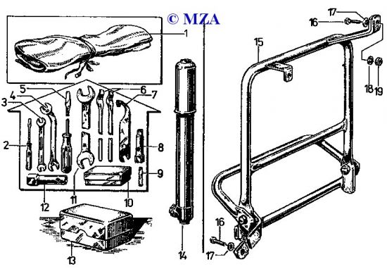 Luggage carrier , accessoires