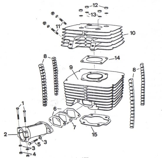 Engine-Cylinder, cylinder head