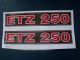 Sticker ETZ 250 for side panel