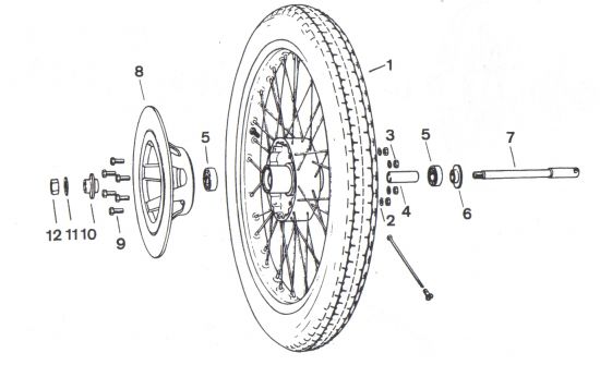 Chassis-Front wheel/Disk brake