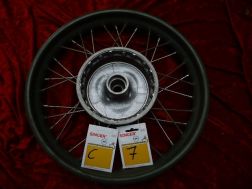 Front wheel complete ES 250/2, TS 250/0, NVA (mlitary version). Steel rim ! 16 inch