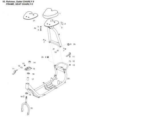 10.Frame,seat Charly II