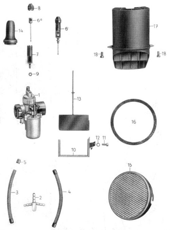 Carburateur,filtre a air