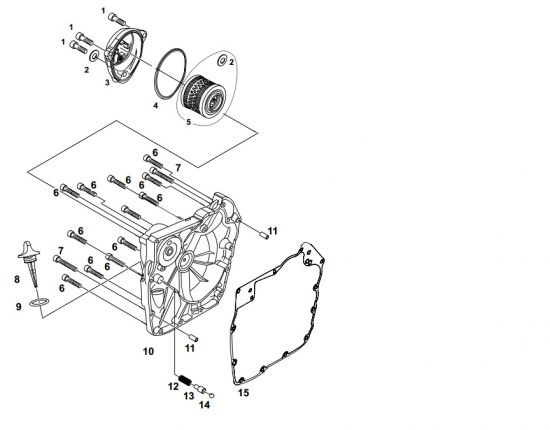 M03 clutch cover die casting