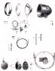Scheinwerfer, Tachometer, Signalhorn, Bremsschlusskennzeichenleuchte, Abblendschalter