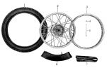 Spoke wheels-tyres