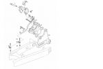 F16 rear brake caliper for cast wheel