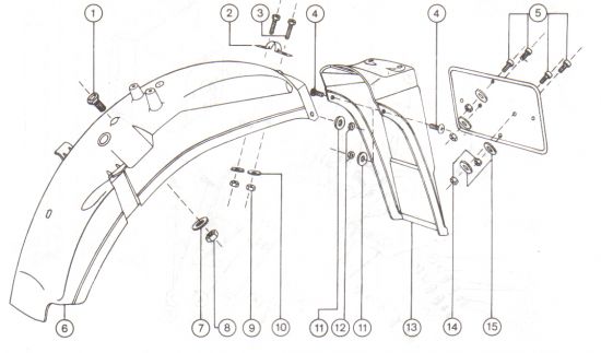 Hinterradkotflügel ab 1990