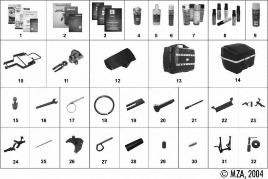 Accessoires,catalogues,tools